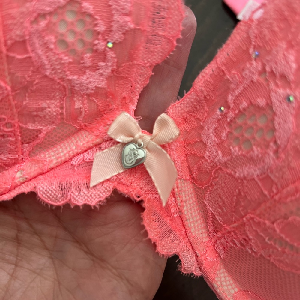 Victoria’s Secret beautiful, pink bra, and underwear